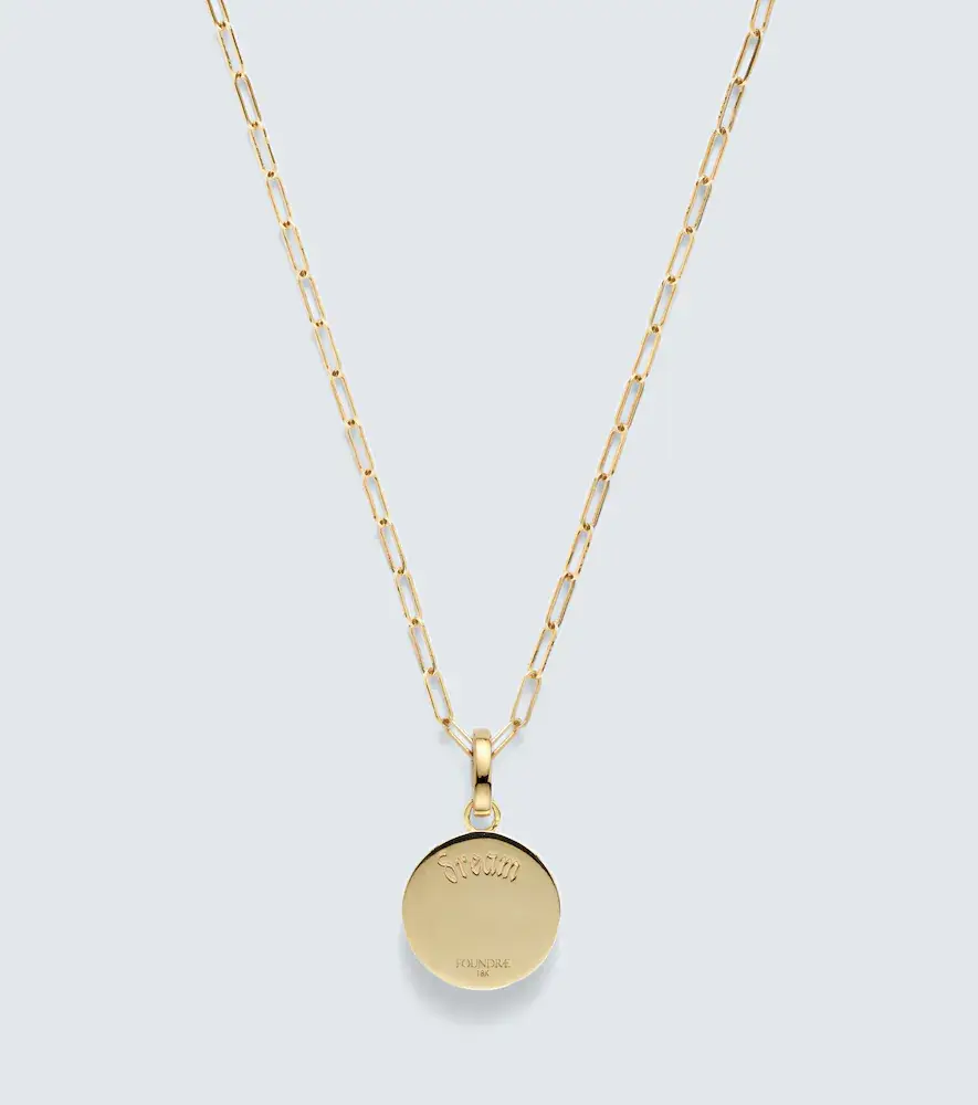 Foundrae Dream Superfine 18kt gold and ceramic pendant necklace with diamonds | Thumbnail 4 Foundrae Dream Superfine 18kt gold and ceramic pendant necklace with diamonds | Thumbnail 4