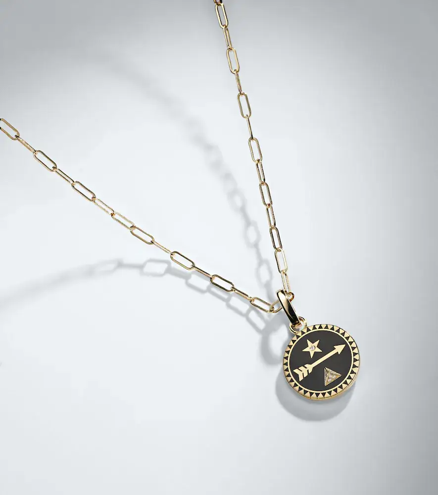Foundrae Dream Superfine 18kt gold and ceramic pendant necklace with diamonds | Thumbnail 6 Foundrae Dream Superfine 18kt gold and ceramic pendant necklace with diamonds | Thumbnail 6