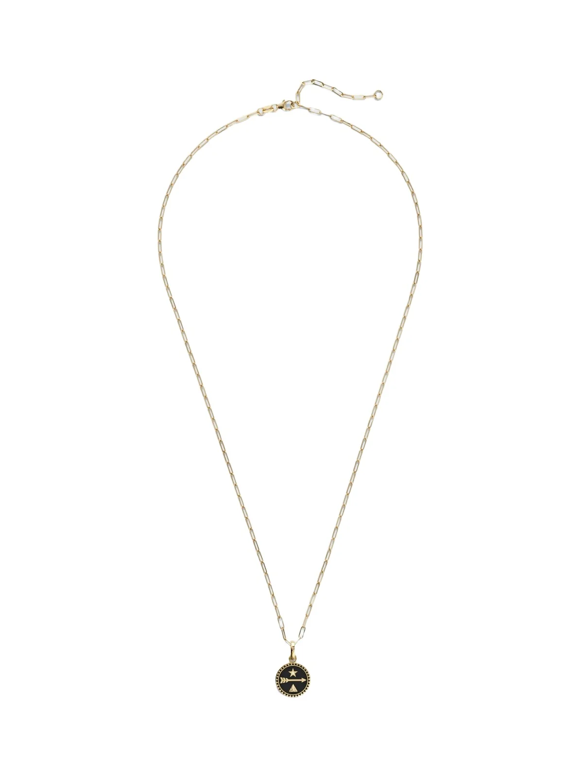 Dream Superfine 18kt gold and ceramic pendant necklace with diamonds