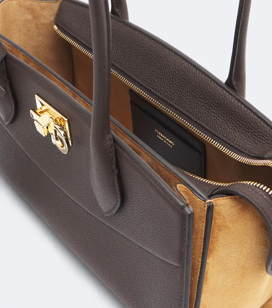 Ferragamo Studio Soft East-West leather shoulder bag | Thumbnail 3 Ferragamo Studio Soft East-West leather shoulder bag | Thumbnail 3