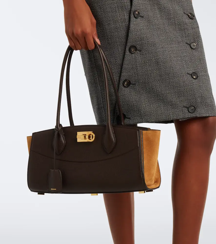 Ferragamo Studio Soft East-West leather shoulder bag | Thumbnail 6 Ferragamo Studio Soft East-West leather shoulder bag | Thumbnail 6