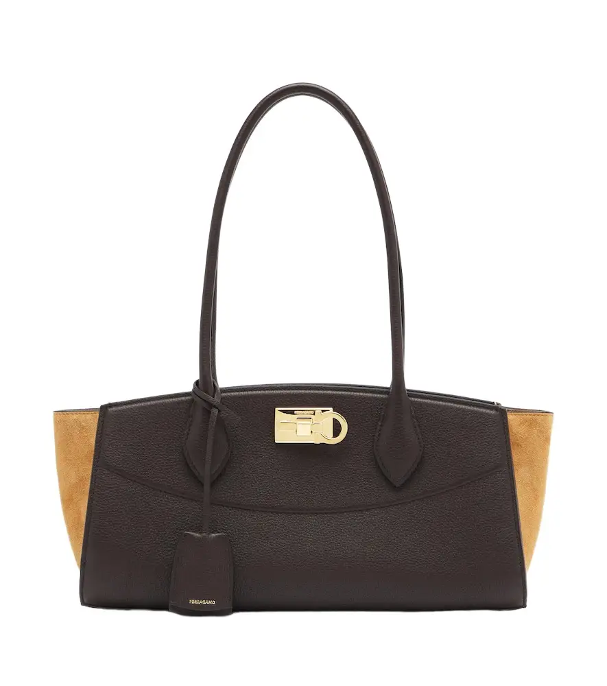 Ferragamo Studio Soft East-West leather shoulder bag