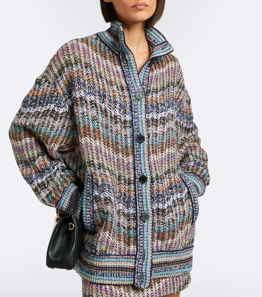 Missoni Zigzag cotton and wool-blend cardigan | Thumbnail 2 Missoni Zigzag cotton and wool-blend cardigan | Thumbnail 2