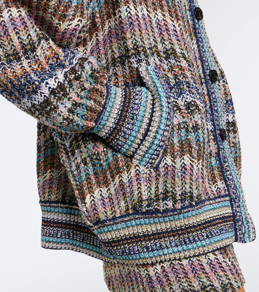 Missoni Zigzag cotton and wool-blend cardigan | Thumbnail 3 Missoni Zigzag cotton and wool-blend cardigan | Thumbnail 3