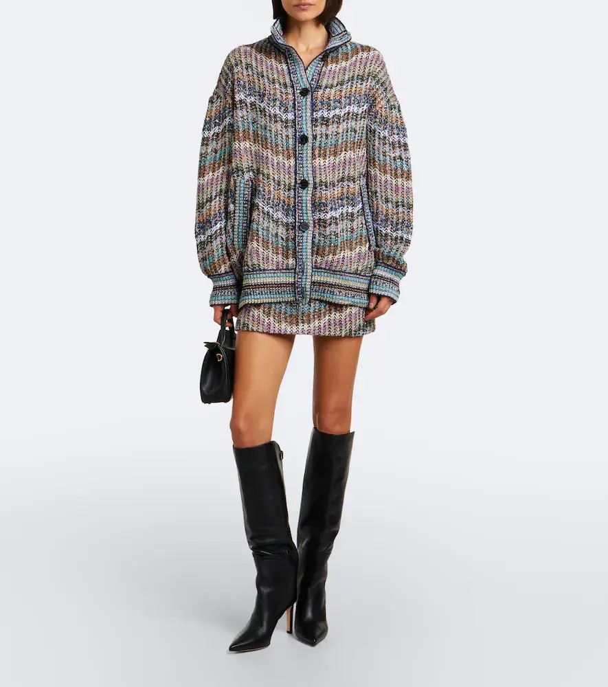 Missoni Zigzag cotton and wool-blend cardigan | Thumbnail 6 Missoni Zigzag cotton and wool-blend cardigan | Thumbnail 6