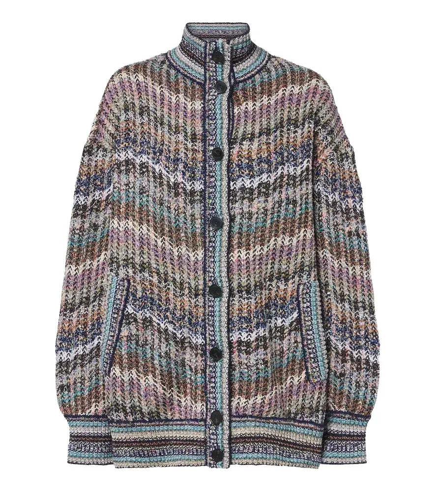Missoni Zigzag cotton and wool-blend cardigan
