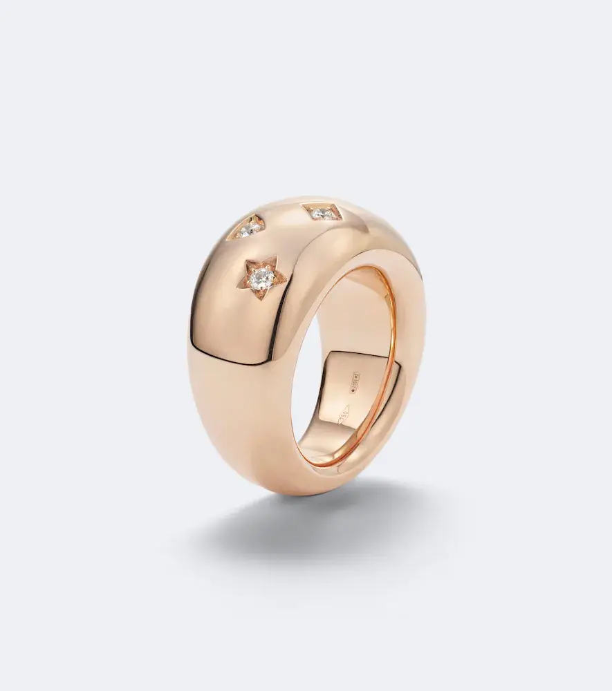Pomellato Iconica 18kt rose gold ring with diamonds | Thumbnail 2 Pomellato Iconica 18kt rose gold ring with diamonds | Thumbnail 2