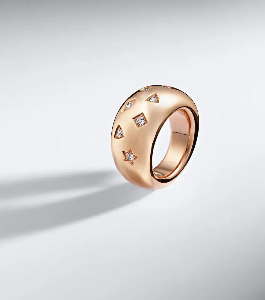 Pomellato Iconica 18kt rose gold ring with diamonds | Thumbnail 5 Pomellato Iconica 18kt rose gold ring with diamonds | Thumbnail 5
