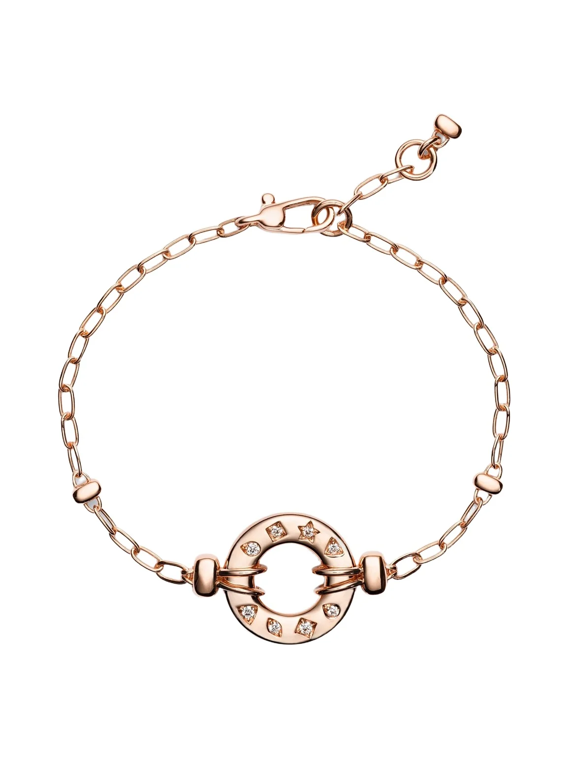 Pomellato Iconica 18kt rose gold bracelet with diamonds