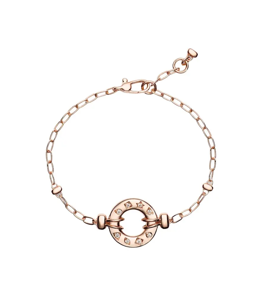 Pomellato Iconica 18kt rose gold bracelet with diamonds
