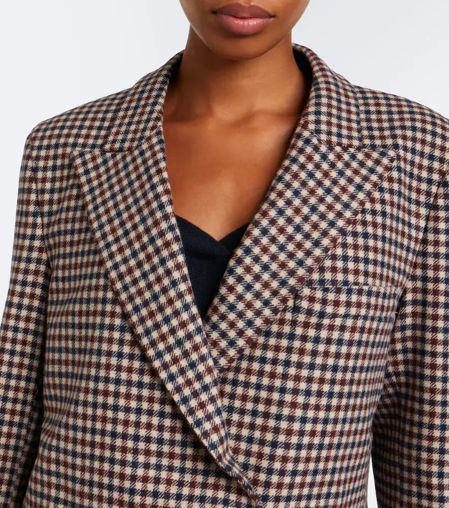 Blazé Milano Blazé Milano Everynight checked wool and cashmere blazer | Thumbnail 5 Blazé Milano Blazé Milano Everynight checked wool and cashmere blazer | Thumbnail 5