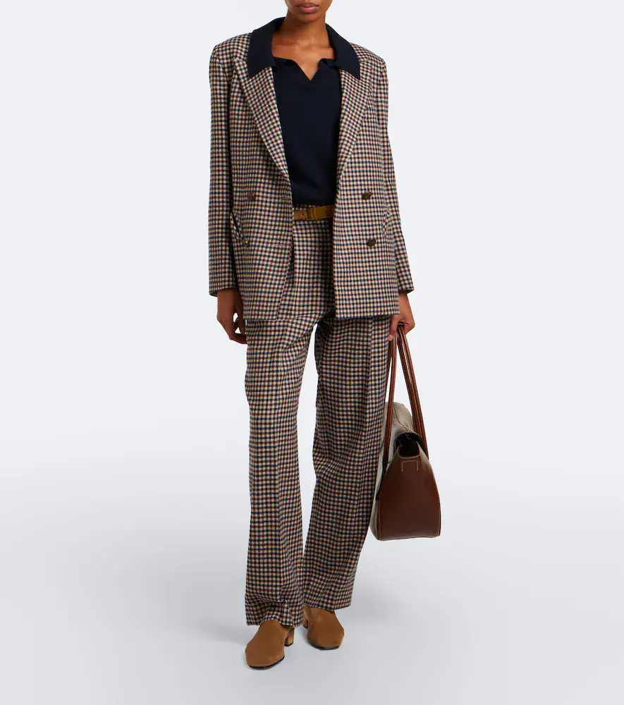 Blazé Milano Blazé Milano Everynight checked wool and cashmere blazer | Thumbnail 6 Blazé Milano Blazé Milano Everynight checked wool and cashmere blazer | Thumbnail 6