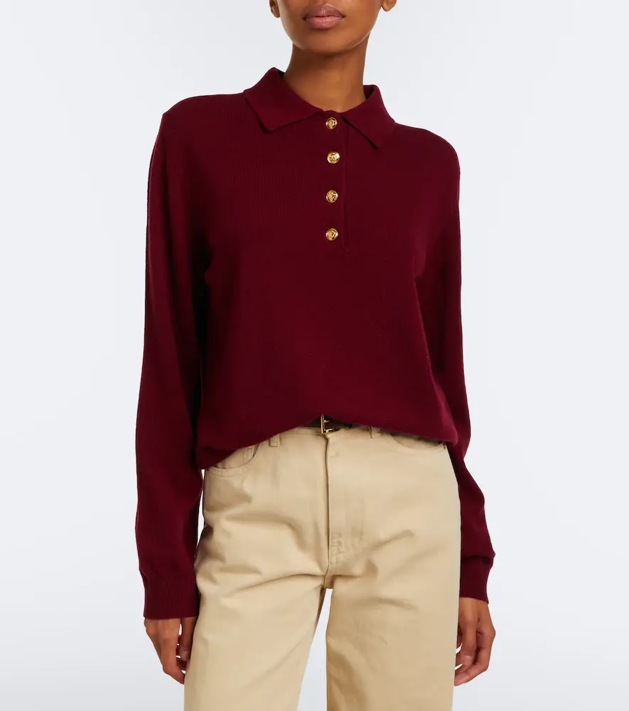 Blazé Milano Blazé Milano Highland wool and cashmere polo sweater | Thumbnail 5