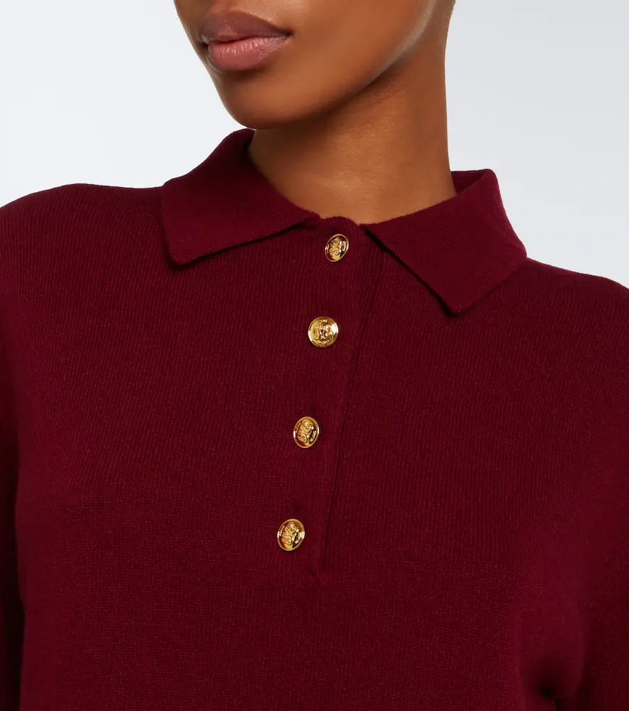 Blazé Milano Blazé Milano Highland wool and cashmere polo sweater | Thumbnail 6