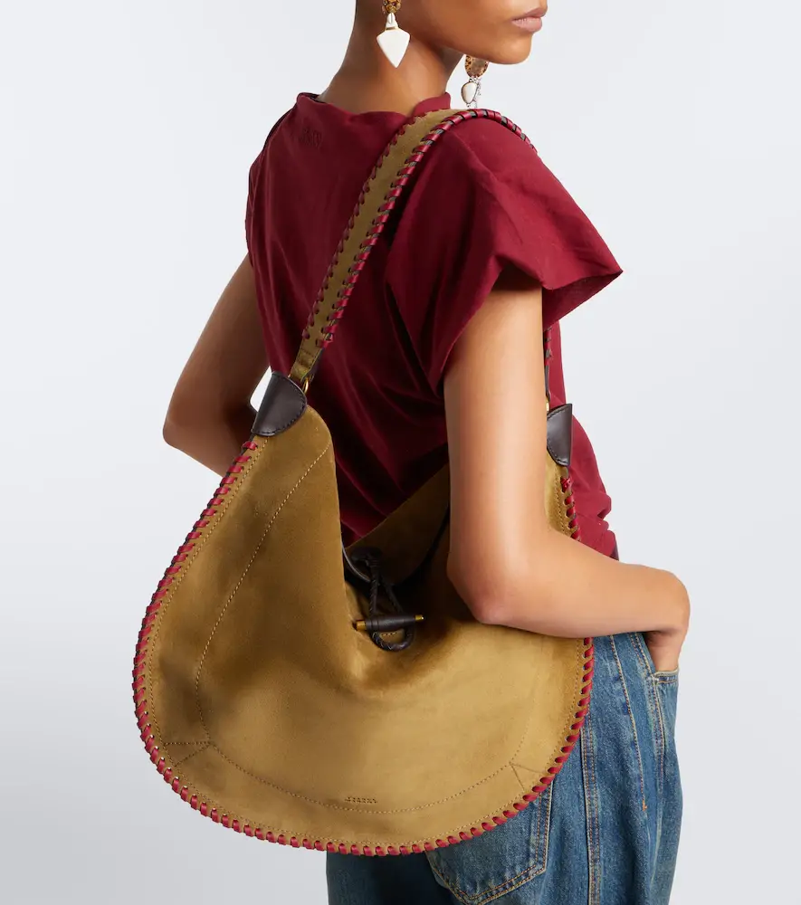 Isabel Marant Oskan Large suede shoulder bag | Thumbnail 6 Isabel Marant Oskan Large suede shoulder bag | Thumbnail 6