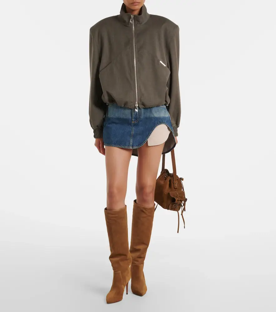 Paris Texas Stiletto suede knee-high boots | Thumbnail 7 Paris Texas Stiletto suede knee-high boots | Thumbnail 7