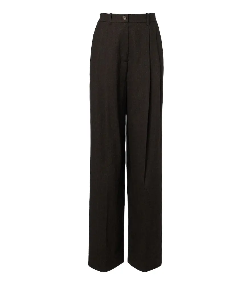 Ralph Lauren Collection Clarice wool wide-leg pants