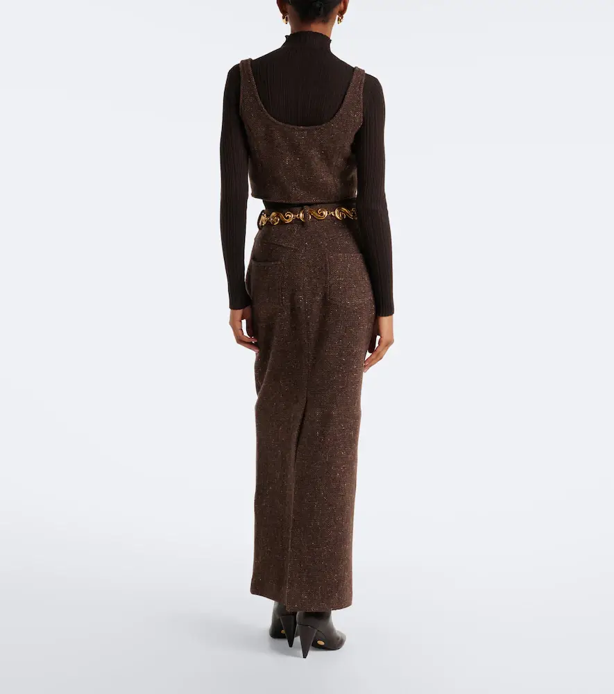 Ralph Lauren Collection Wool and cashmere-blend tweed maxi skirt | Thumbnail 2 Ralph Lauren Collection Wool and cashmere-blend tweed maxi skirt | Thumbnail 2
