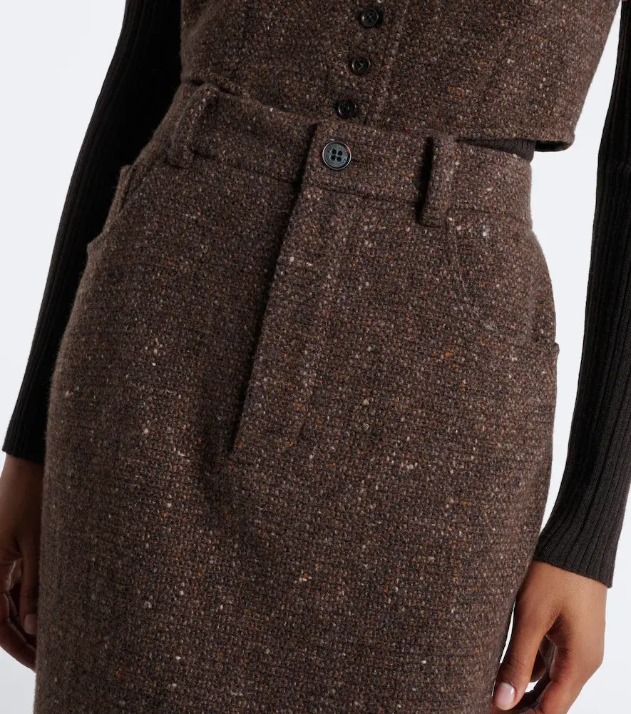 Ralph Lauren Collection Wool and cashmere-blend tweed maxi skirt | Thumbnail 6 Ralph Lauren Collection Wool and cashmere-blend tweed maxi skirt | Thumbnail 6