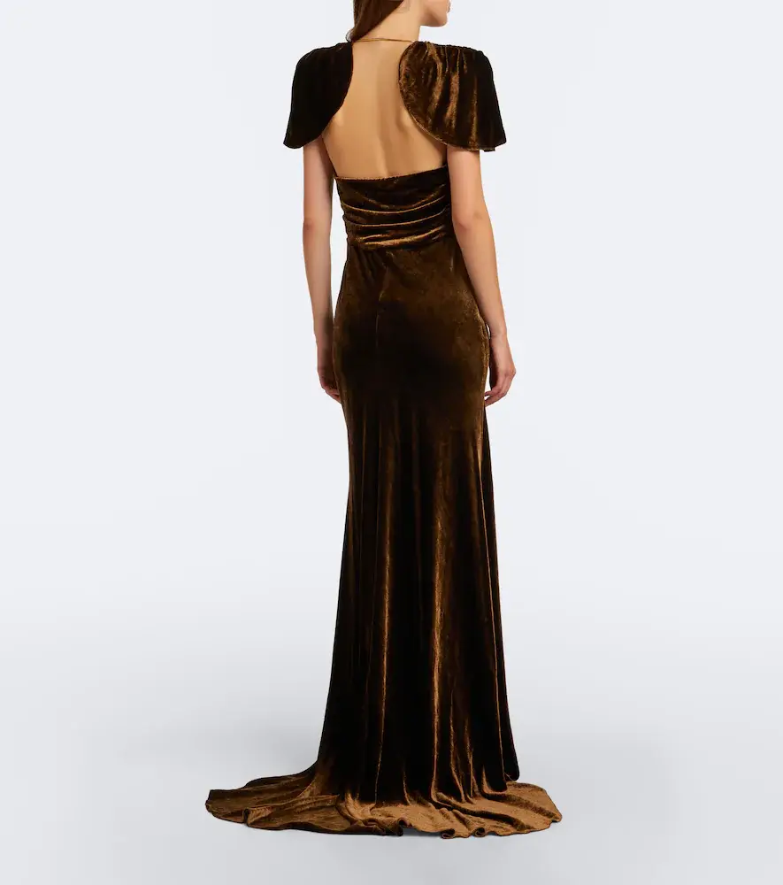 Ralph Lauren Collection Charisse velvet bustier gown | Thumbnail 2 Ralph Lauren Collection Charisse velvet bustier gown | Thumbnail 2