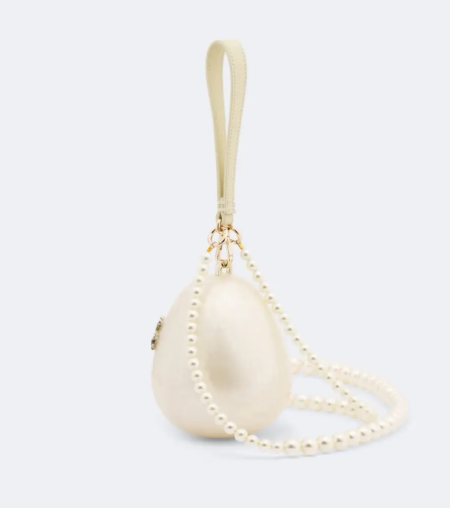 Simone Rocha Egg crystal-embellished clutch | Thumbnail 3 Simone Rocha Egg crystal-embellished clutch | Thumbnail 3