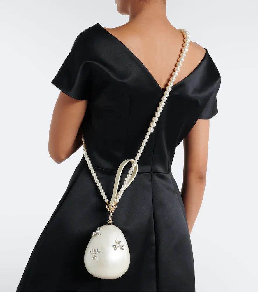 Simone Rocha Egg crystal-embellished clutch | Thumbnail 5 Simone Rocha Egg crystal-embellished clutch | Thumbnail 5