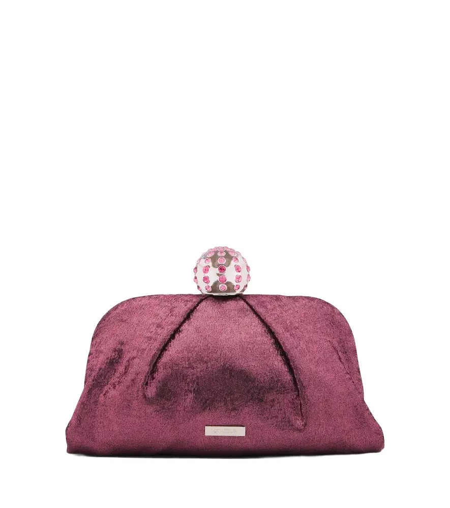 Tequila Mini embellished satin clutch Tequila Mini embellished satin clutch