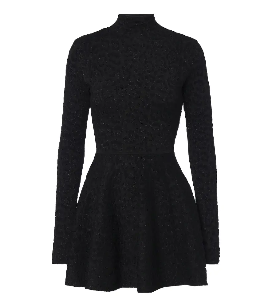 Leopard-print minidress