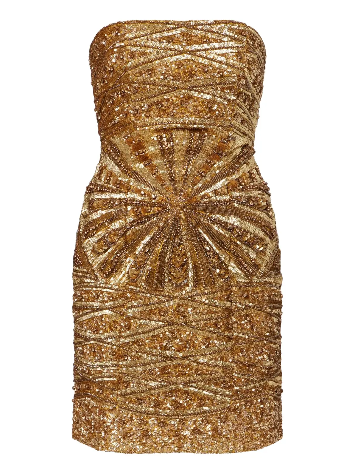 Là Fuori Embellished silk bustier dress Là Fuori Embellished silk bustier dress
