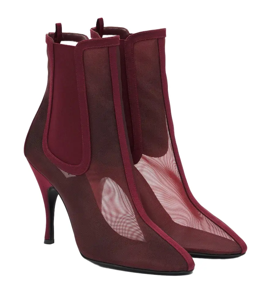 Alaïa Mesh ankle boots