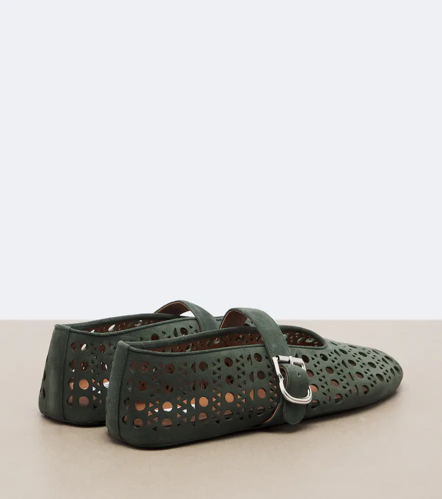 Alaïa Alaïa Vienne suede ballet flats | Thumbnail 2 Alaïa Alaïa Vienne suede ballet flats | Thumbnail 2