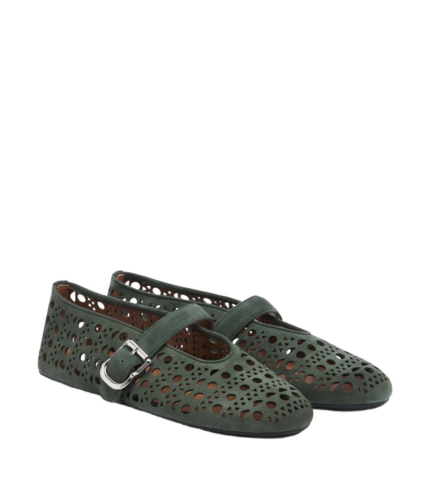 Alaïa Vienne suede ballet flats Alaïa Vienne suede ballet flats