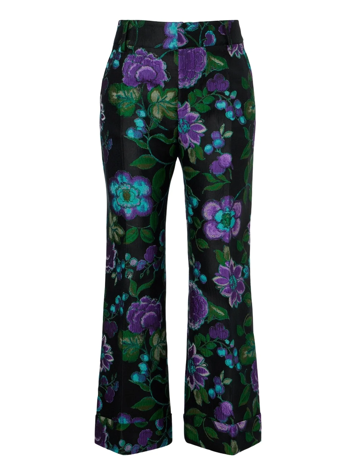 Hendrix floral jacquard straight pants Hendrix floral jacquard straight pants