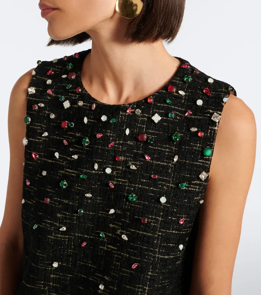 La DoubleJ La Scala embellished bouclé Lurex top | Thumbnail 6 La DoubleJ La Scala embellished bouclé Lurex top | Thumbnail 6