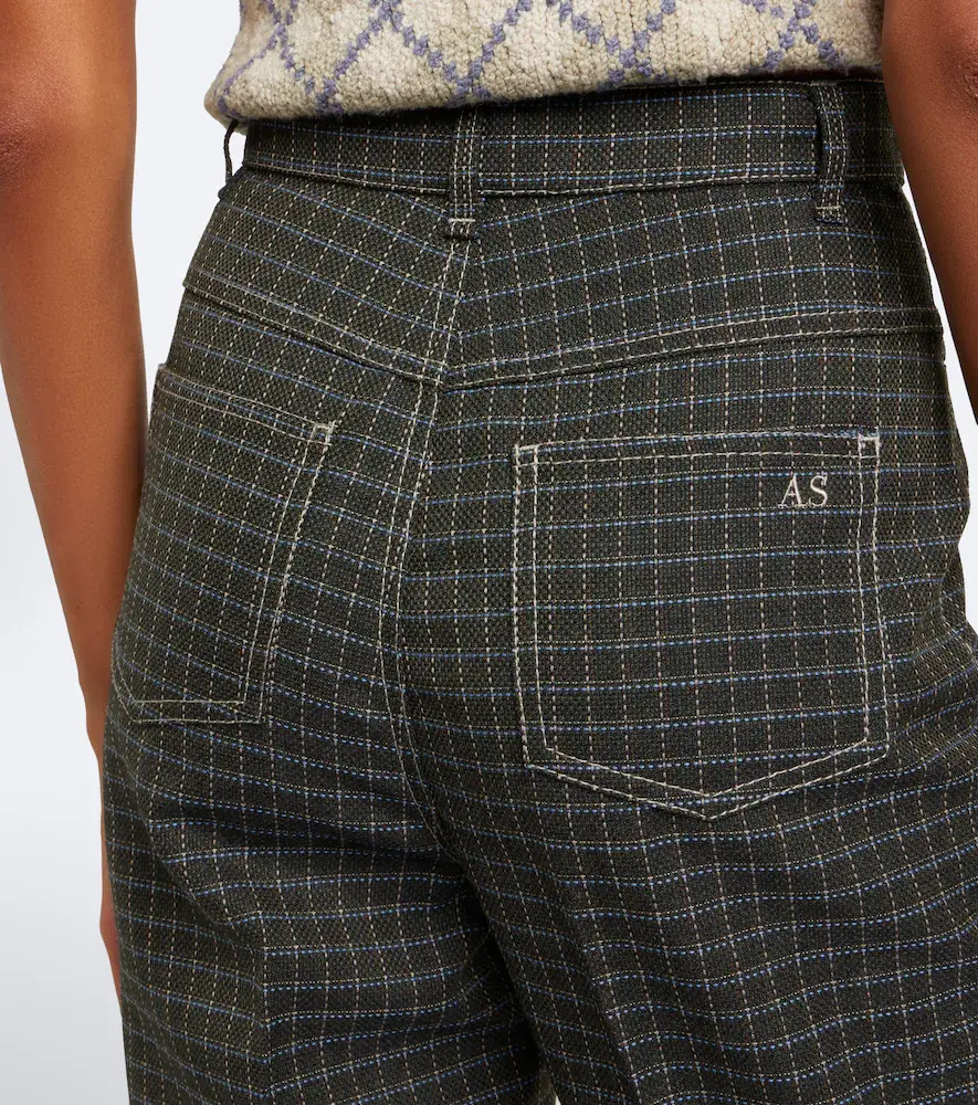 Acne Studios Checked straight pants | Thumbnail 2 Acne Studios Checked straight pants | Thumbnail 2