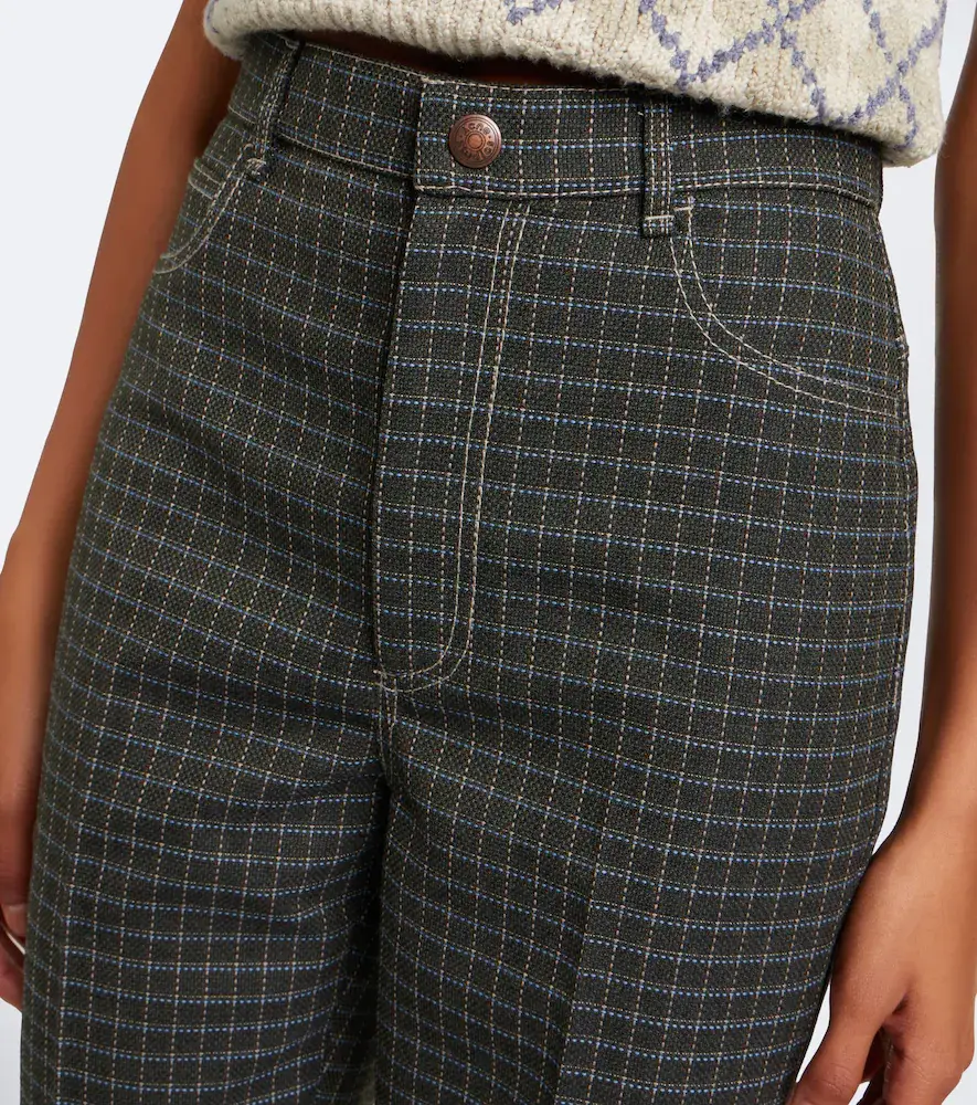 Acne Studios Checked straight pants | Thumbnail 5 Acne Studios Checked straight pants | Thumbnail 5
