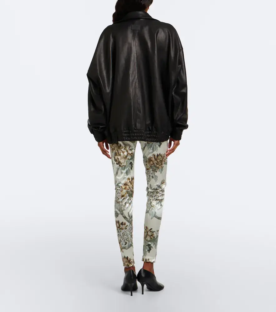 Acne Studios Floral jersey slim pants | Thumbnail 2 Acne Studios Floral jersey slim pants | Thumbnail 2