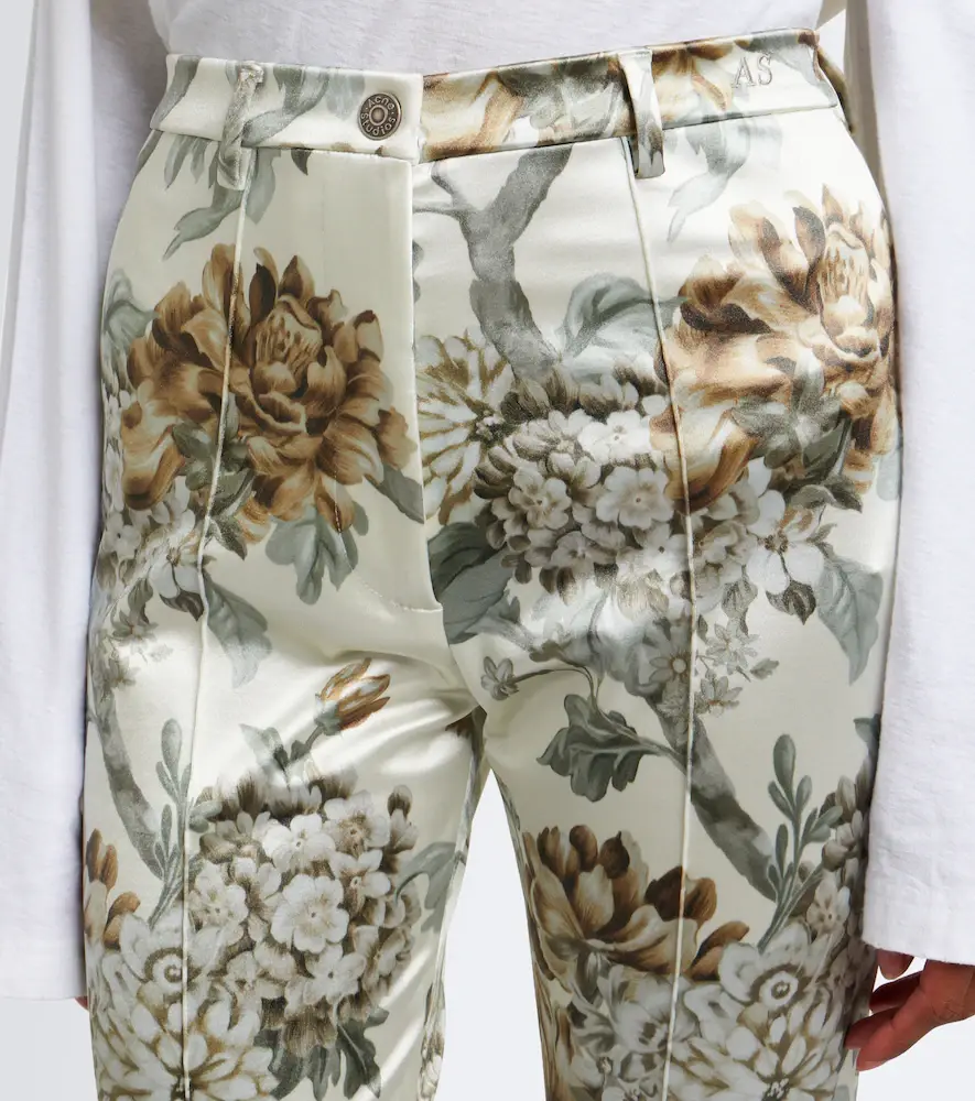 Acne Studios Floral jersey slim pants | Thumbnail 4 Acne Studios Floral jersey slim pants | Thumbnail 4