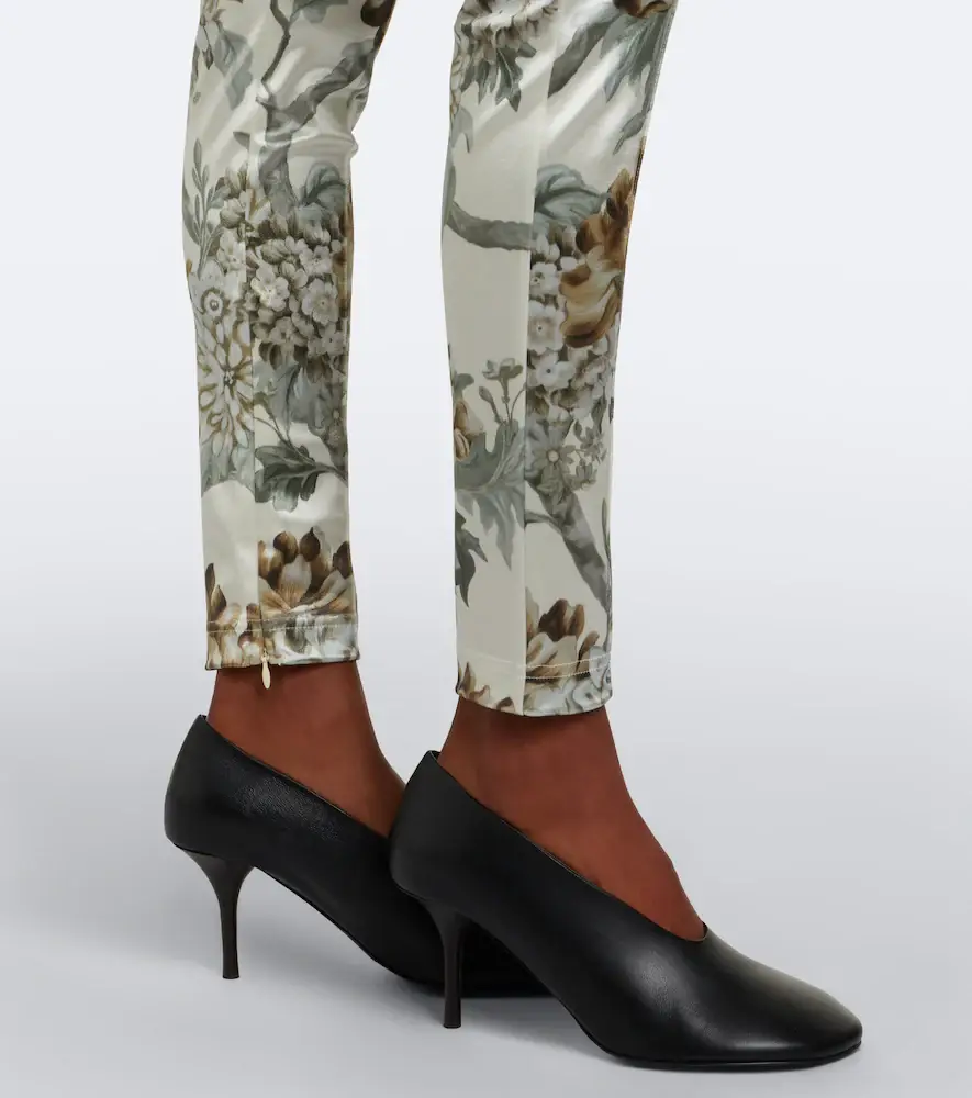 Acne Studios Floral jersey slim pants | Thumbnail 5 Acne Studios Floral jersey slim pants | Thumbnail 5
