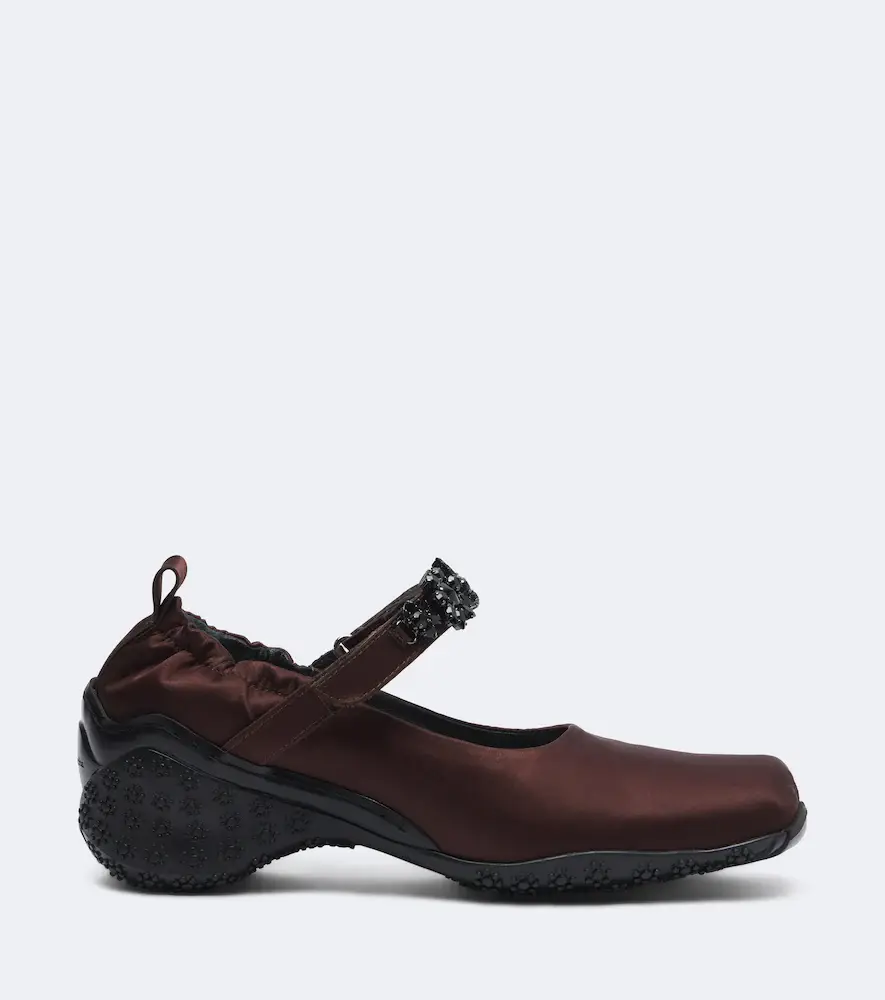 Simone Rocha Turbo embellished satin Mary Jane flats | Thumbnail 2 Simone Rocha Turbo embellished satin Mary Jane flats | Thumbnail 2
