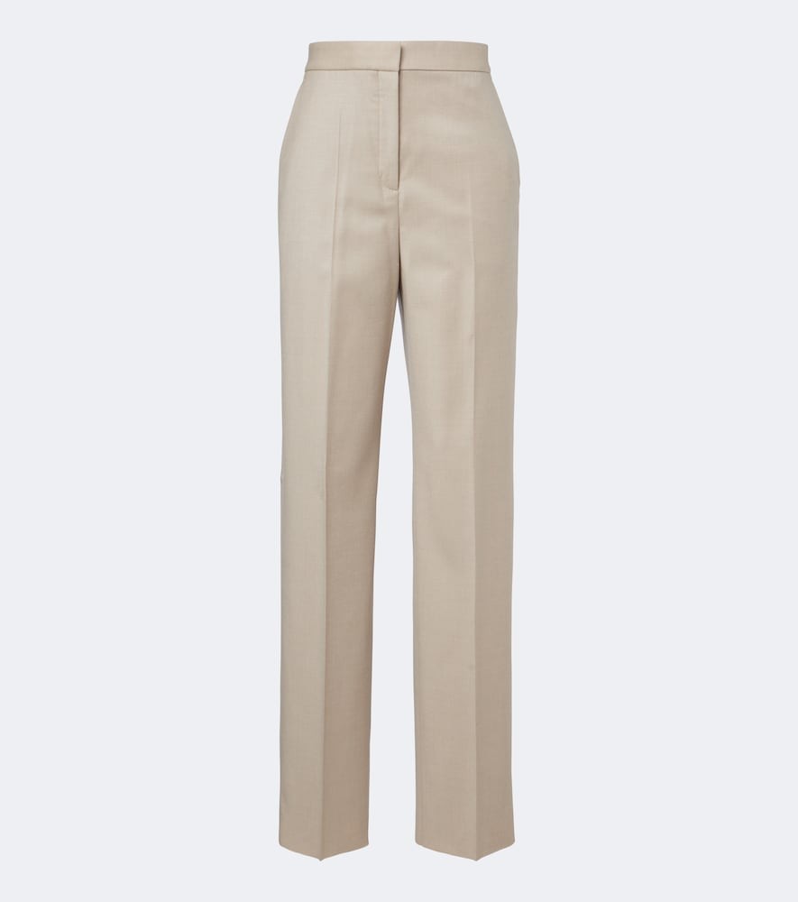 Wool straight pants Wool straight pants