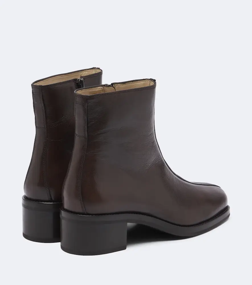 Lemaire Piped leather ankle boots | Thumbnail 3 Lemaire Piped leather ankle boots | Thumbnail 3