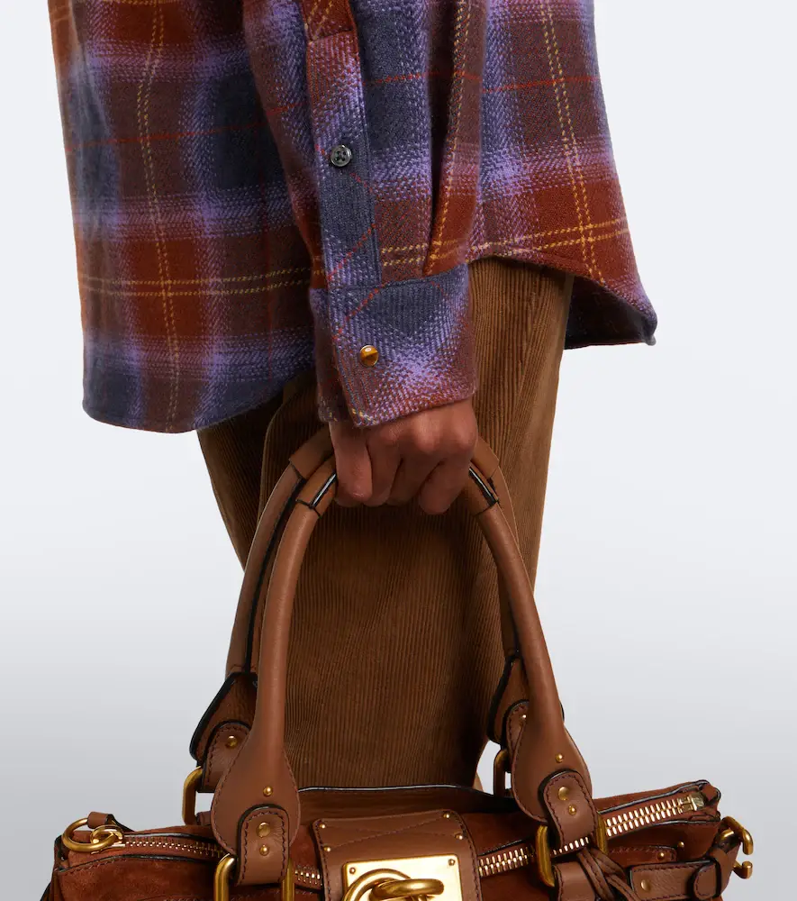 God’s True Cashmere Vulcan Tartan cashmere shirt with tiger's eye | Thumbnail 3 God’s True Cashmere Vulcan Tartan cashmere shirt with tiger's eye | Thumbnail 3