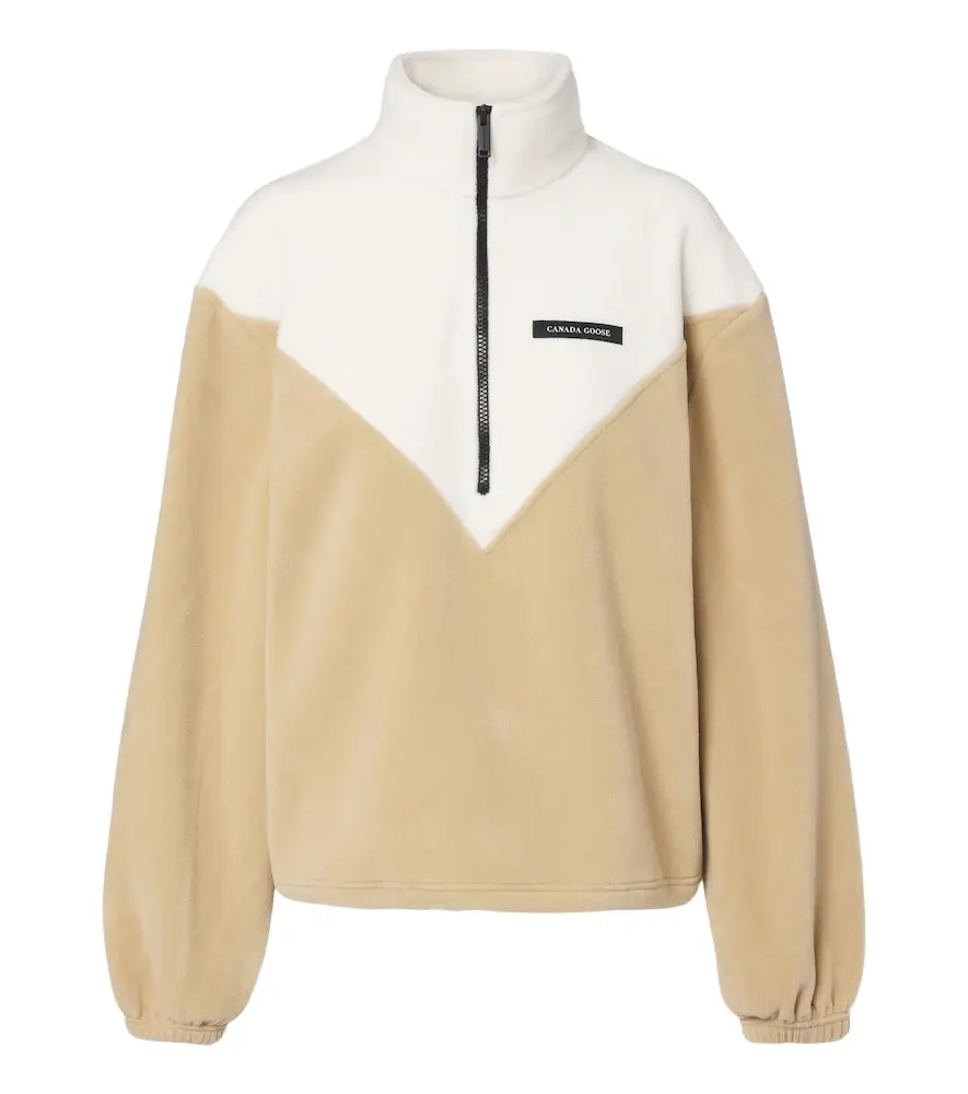 Canada Goose Tayen colorblocked fleece sweatshirt