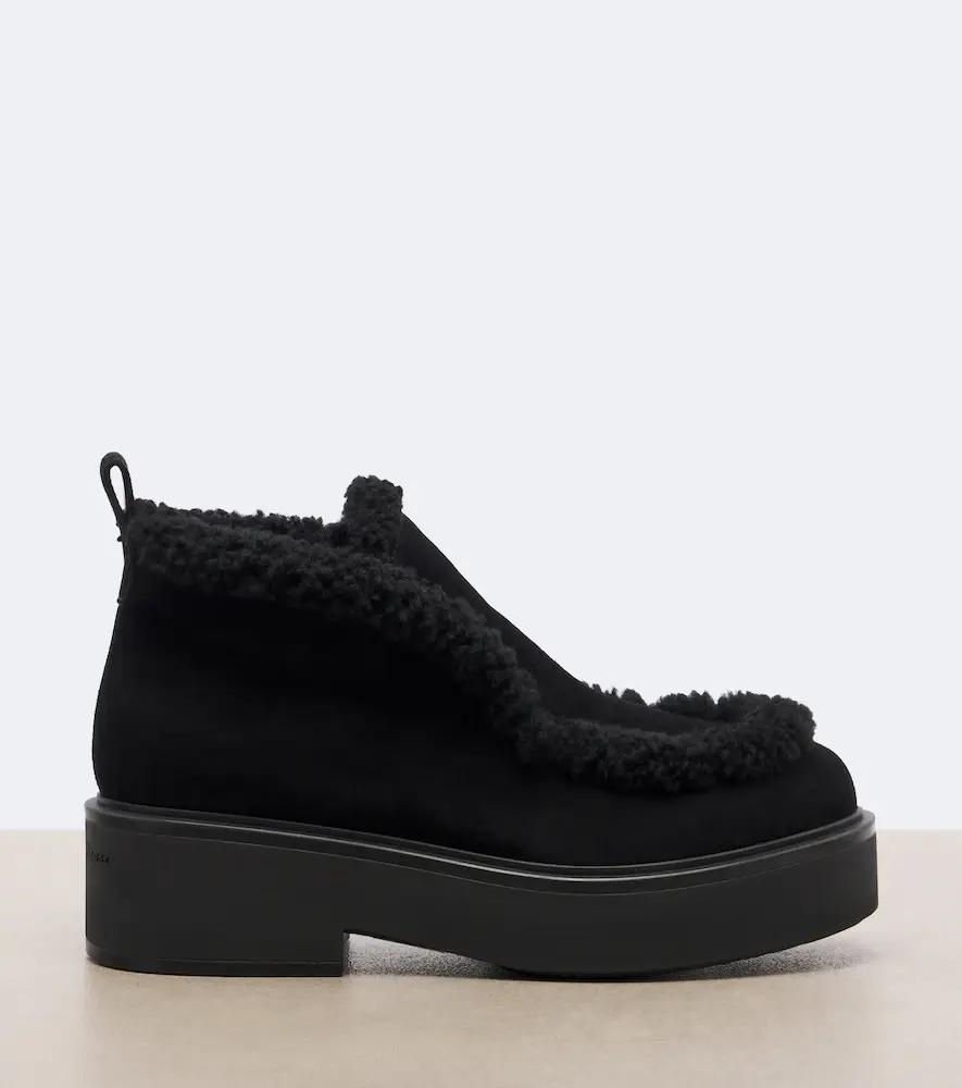 Gianvito Rossi Shearling-lined suede ankle boots | Thumbnail 4 Gianvito Rossi Shearling-lined suede ankle boots | Thumbnail 4