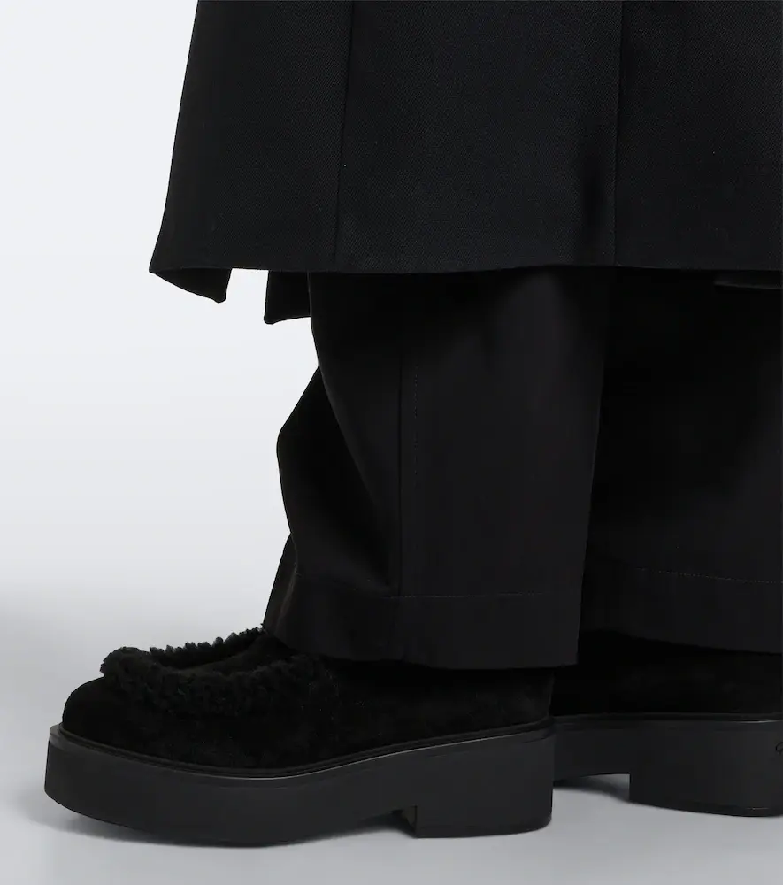 Gianvito Rossi Shearling-lined suede ankle boots | Thumbnail 5 Gianvito Rossi Shearling-lined suede ankle boots | Thumbnail 5