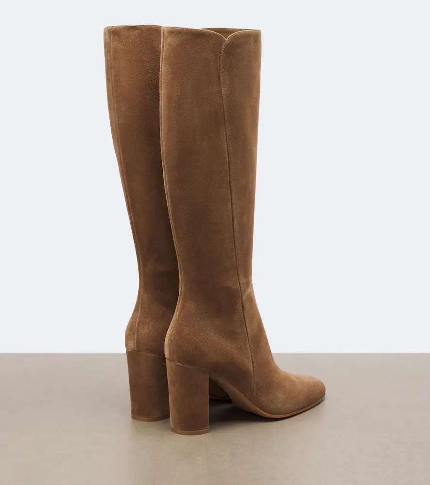 Gianvito Rossi Suede knee-high boots | Thumbnail 2 Gianvito Rossi Suede knee-high boots | Thumbnail 2