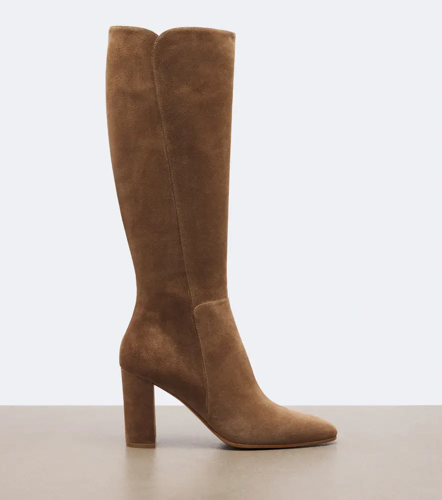 Gianvito Rossi Suede knee-high boots | Thumbnail 3 Gianvito Rossi Suede knee-high boots | Thumbnail 3