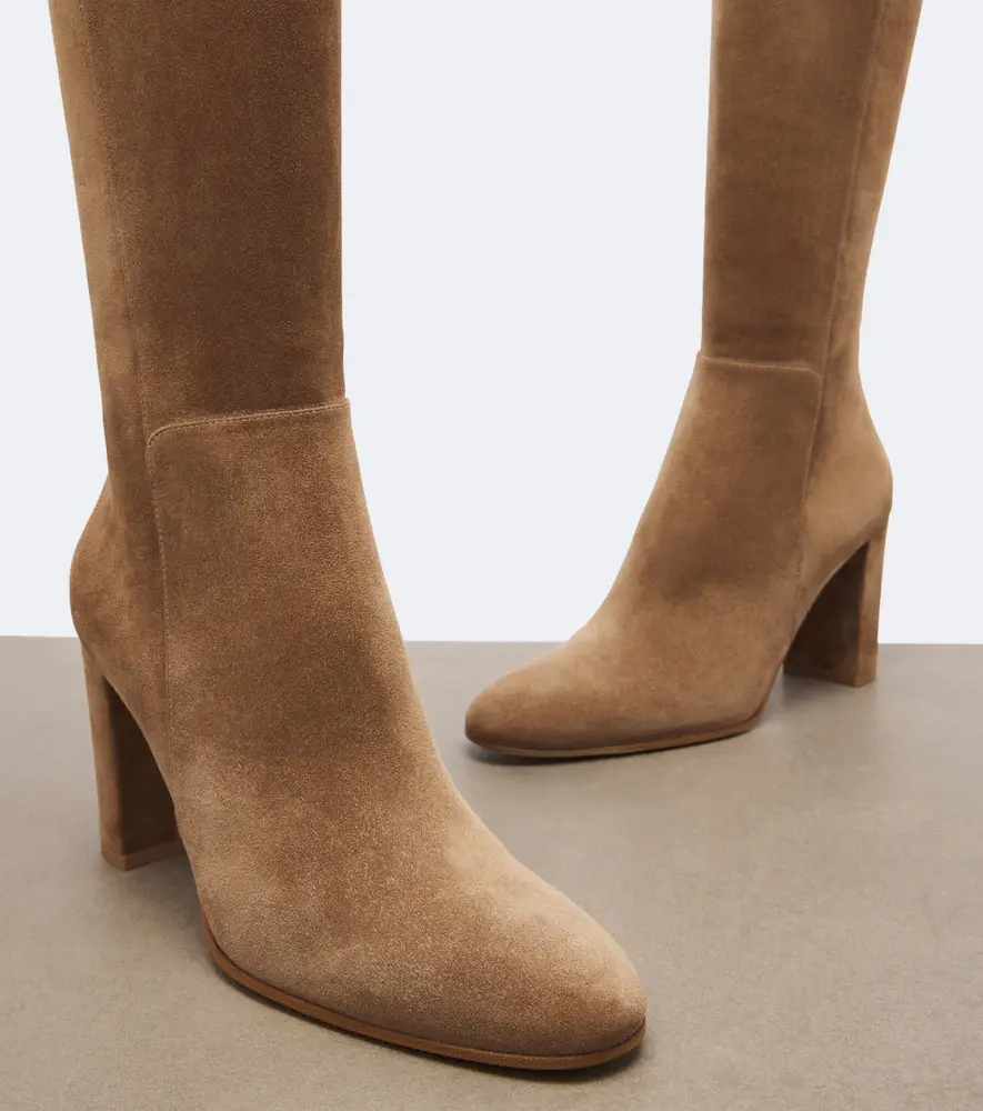 Gianvito Rossi Suede knee-high boots | Thumbnail 4 Gianvito Rossi Suede knee-high boots | Thumbnail 4