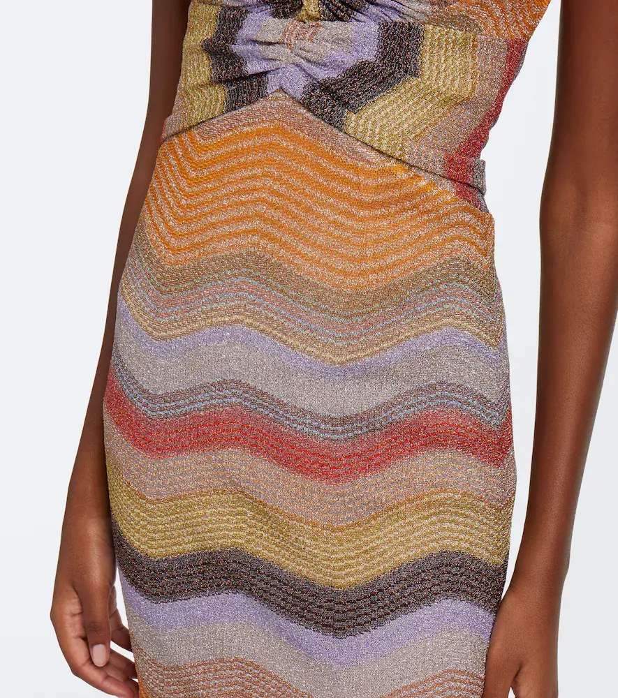 Missoni Wave gathered open-back lamé gown | Thumbnail 2